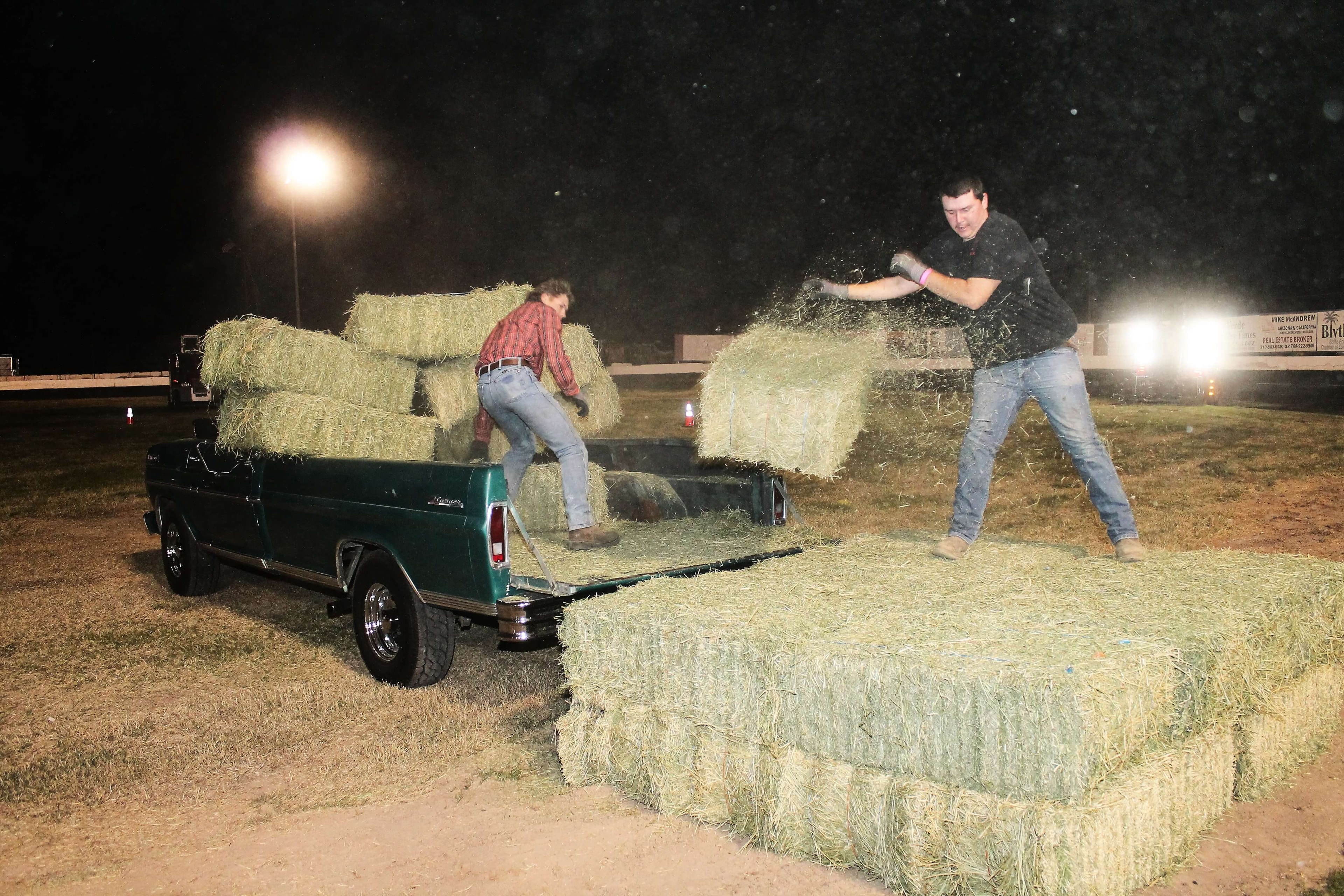 Hay Stealing event 2023 Farm Olympics